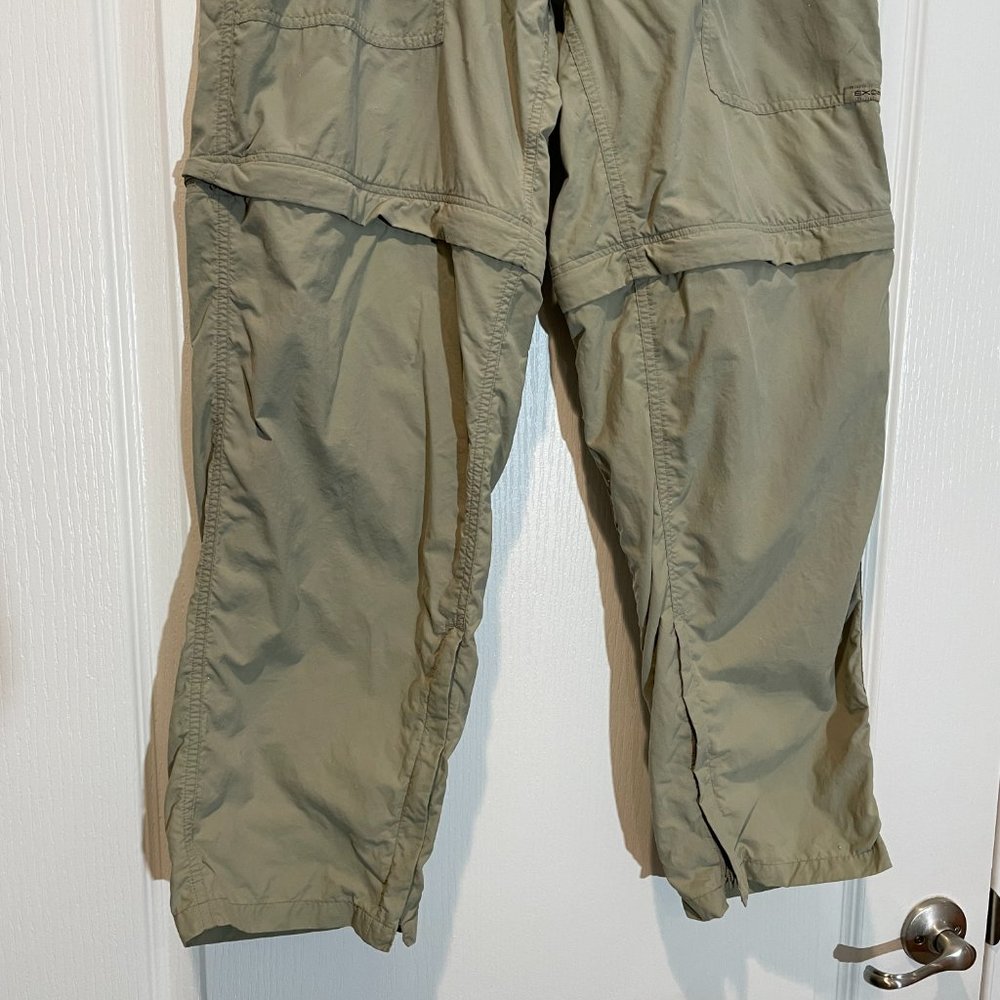 Exofficio Buzz Off Nylon Convertible Cargo Shorts Hiking Pants Size L Short Men - Picture 4 of 12